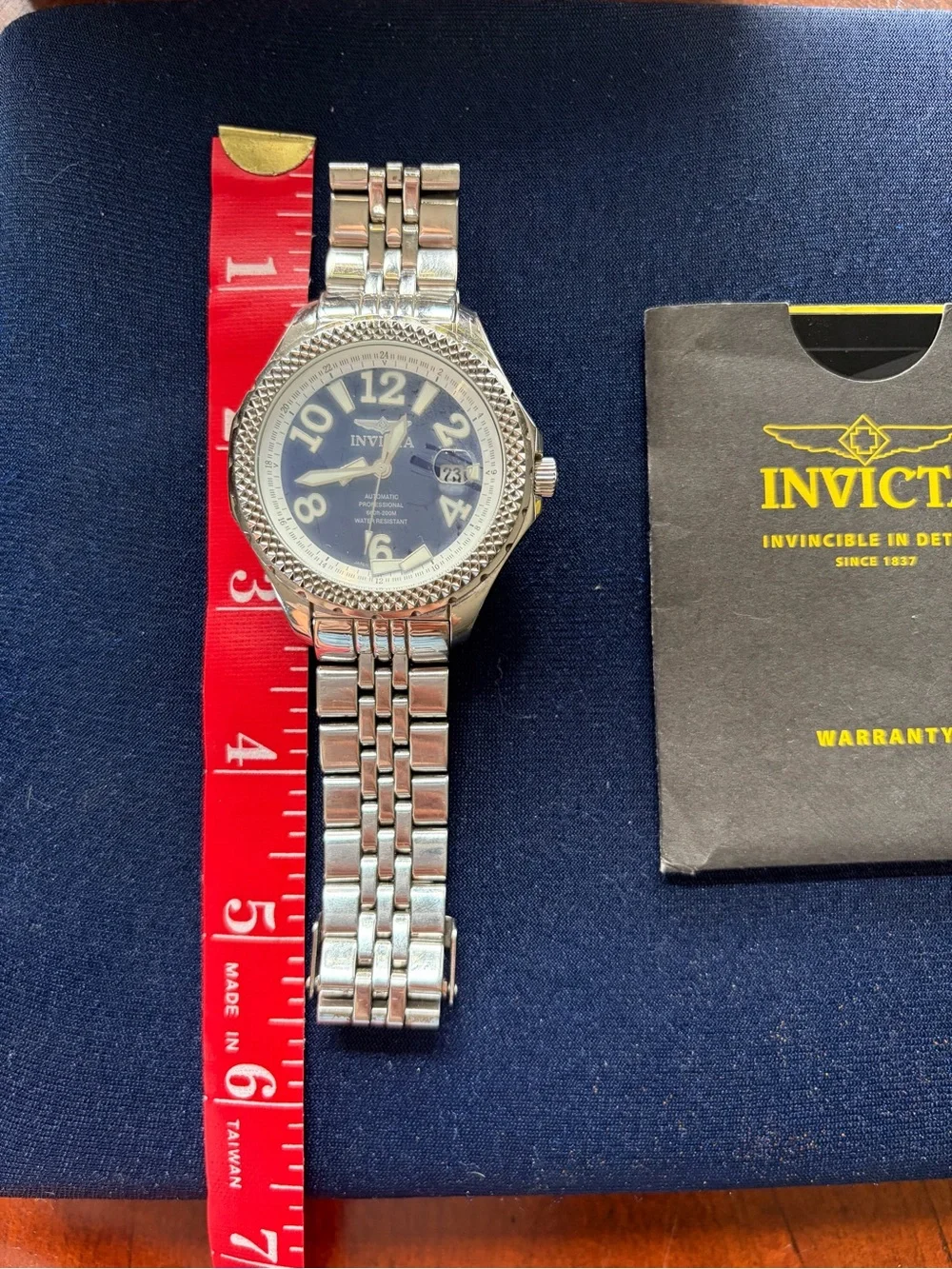 Invicta Silver Stainless Steel Automatic Watch
